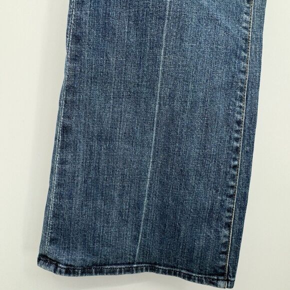 Seven 7 for all Mankind Flare Leg Jeans Womens Size 30 Blue Denim Made in USA - Picture 5 of 16
